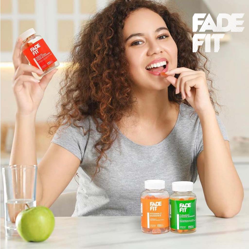 Fade Fit Gelatin-Free Vitamin C Adult Gummies For Antioxidant & Immune Support, Pack of 60's - Easy Pharmacy LLC