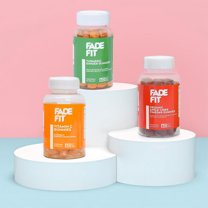 Fade Fit Gelatin-Free Vitamin C Adult Gummies For Antioxidant & Immune Support, Pack of 60's - Easy Pharmacy LLC