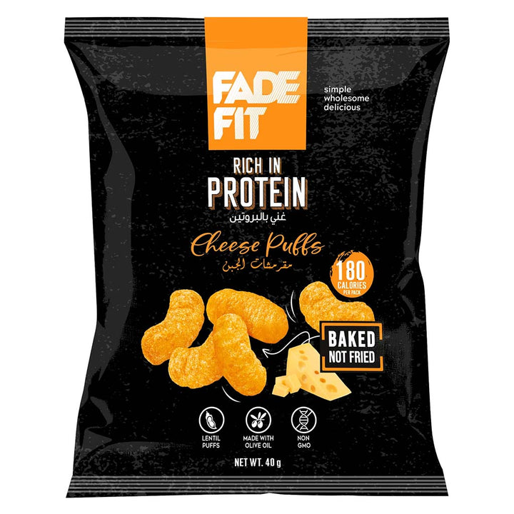 Fade Fit Rich In Protein Cheese Baked Puffs 40g - Easy Pharmacy LLC