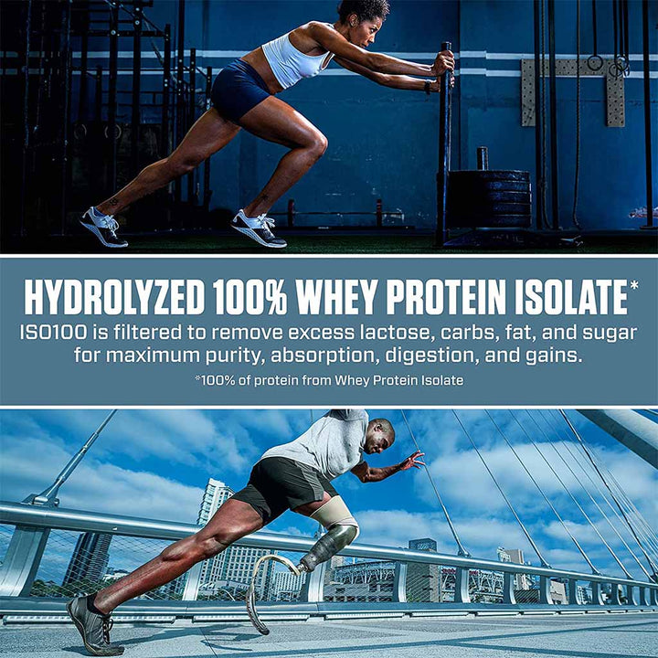 Dymatize ISO100 Fast Absorbing Whey Protein Powder For Muscle Recovery, Gourmet Chocolate 1.4lbs. - Easy Pharmacy LLC
