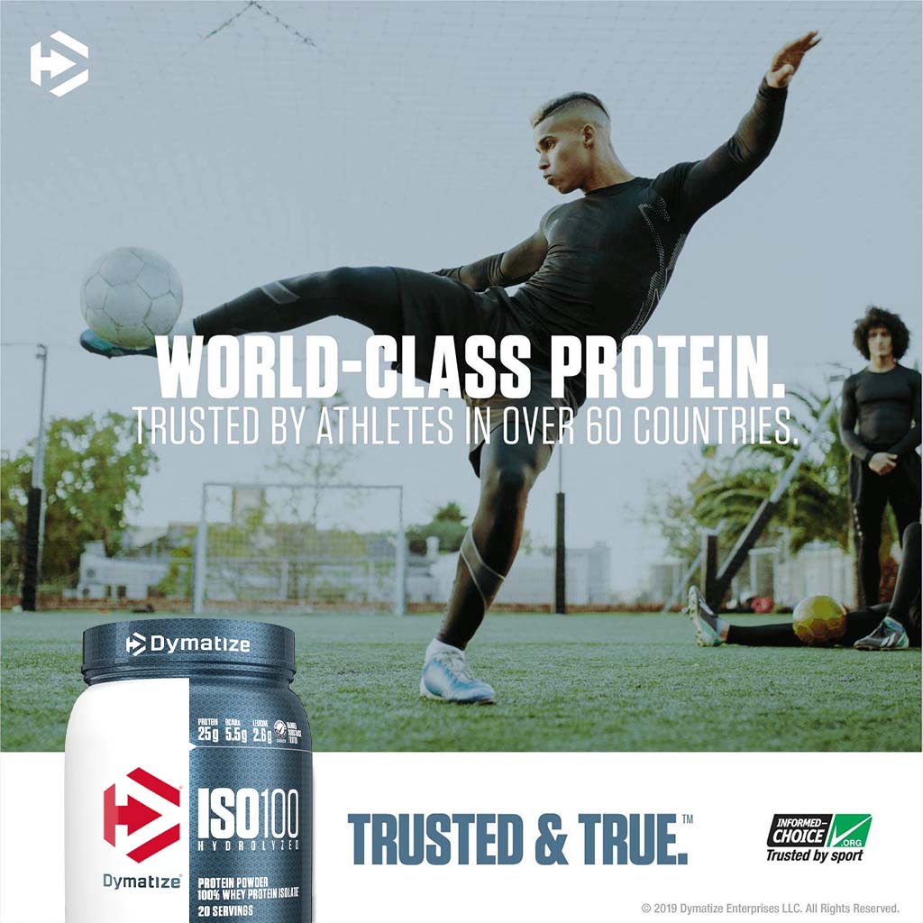 Dymatize ISO100 Fast Absorbing Whey Protein Powder For Muscle Recovery, Gourmet Chocolate 1.4lbs. - Easy Pharmacy LLC