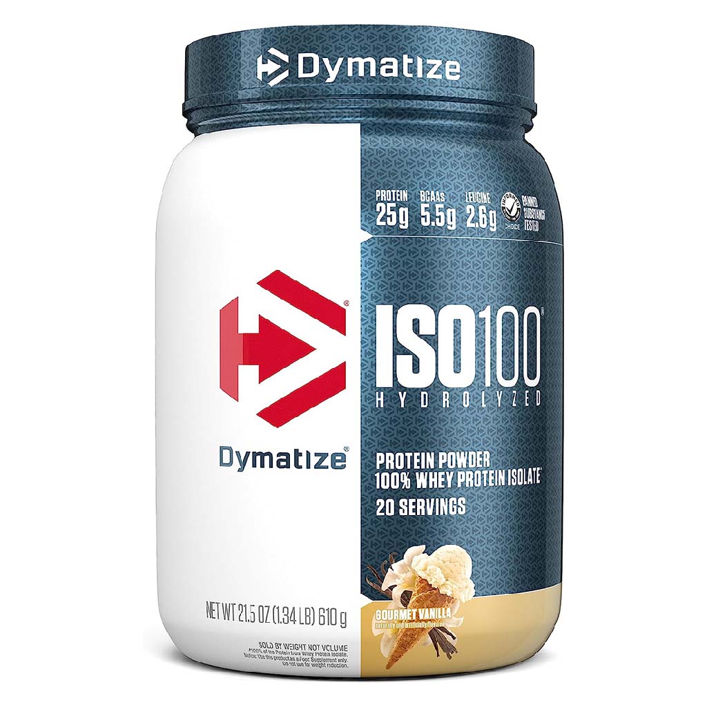 Dymatize ISO100 Fast Absorbing Whey Protein Powder For Muscle Recovery, Gourmet Vanilla 1.3lbs. - Easy Pharmacy LLC