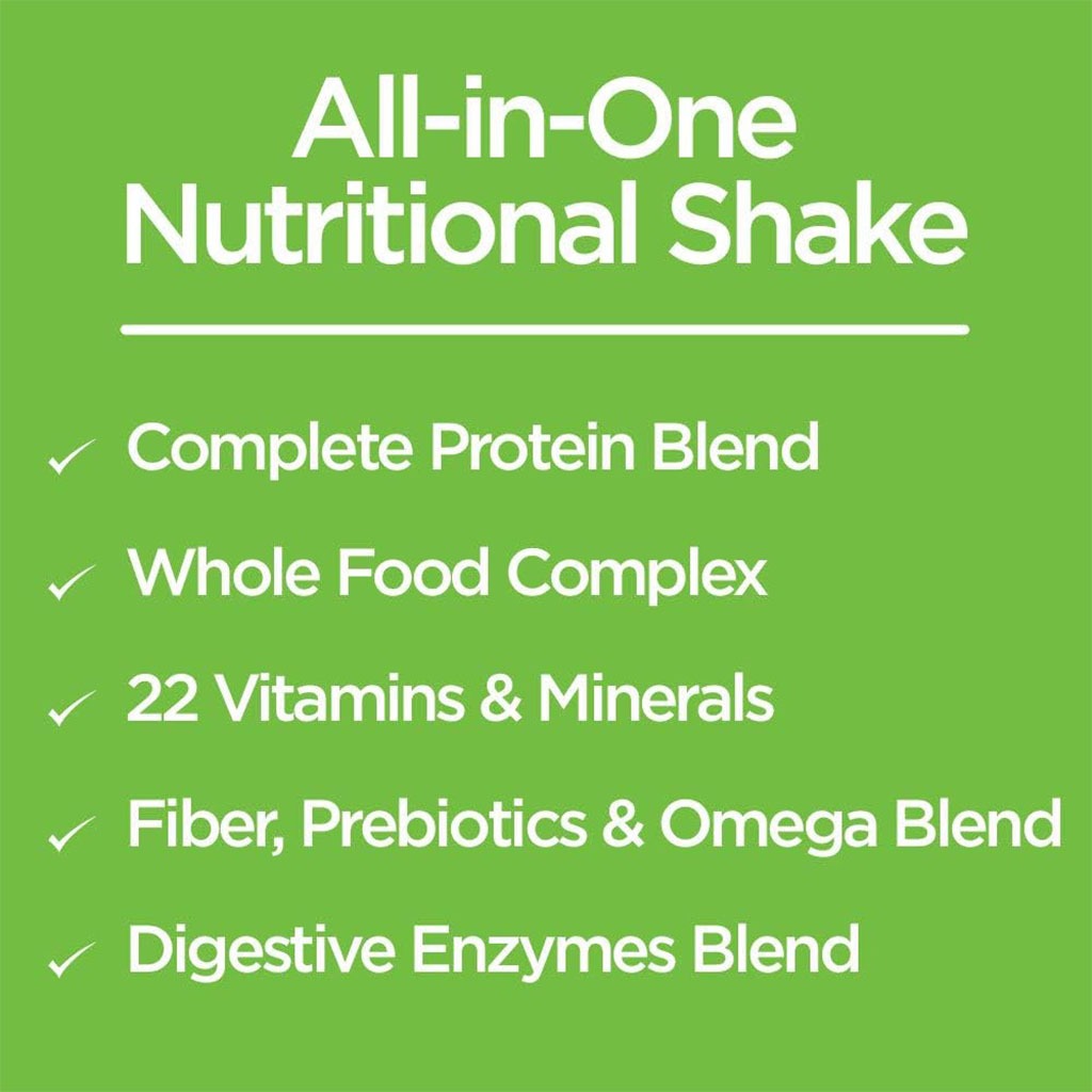 Naturade VeganSmart All-in-One Nutritional Shake Powder, Vanilla Flavor, 15 Servings - 645g - Easy Pharmacy LLC
