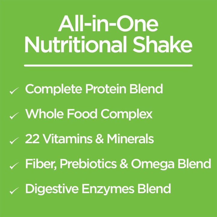 Naturade VeganSmart All-in-One Nutritional Shake Powder, Vanilla Flavor, 15 Servings - 645g - Easy Pharmacy LLC