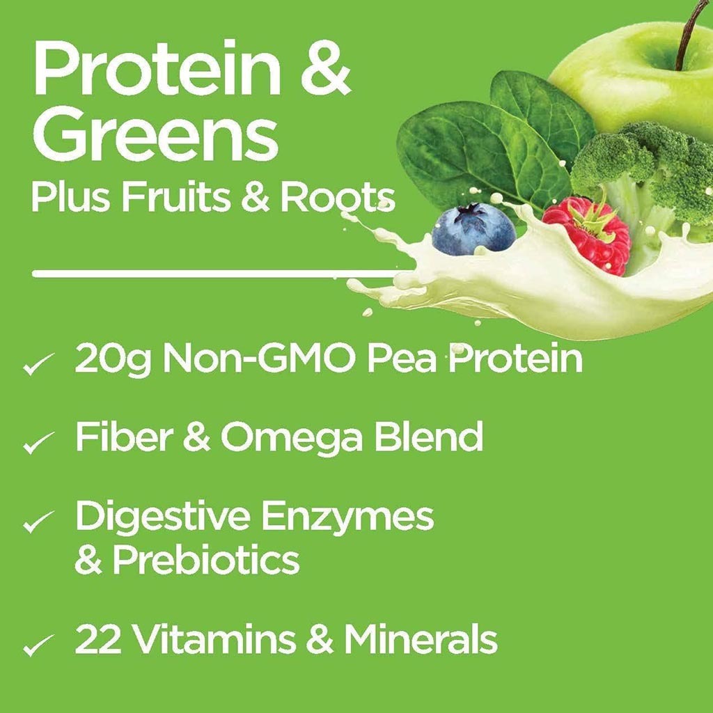 Naturade VeganSmart Protein & Greens Vegan Shake Vanilla Crème All in One Powder 15 Servings, 645g - Easy Pharmacy LLC