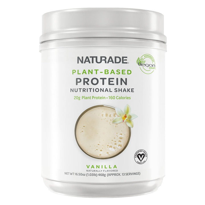 Naturade Plant-Based Nutritional Shake Powder, Vanilla Flavor, 13 Servings - 468g - Easy Pharmacy LLC