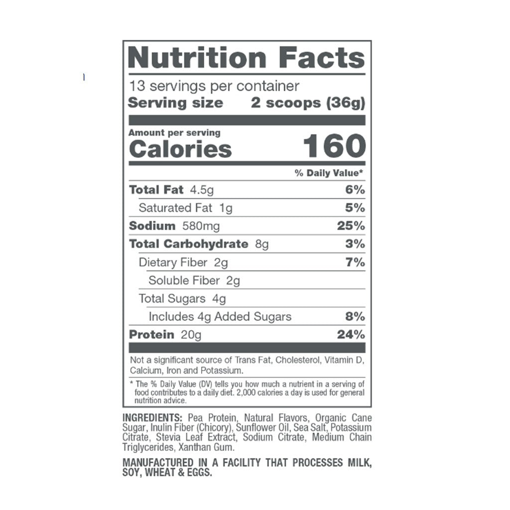 Naturade Plant-Based Nutritional Shake Powder, Vanilla Flavor, 13 Servings - 468g - Easy Pharmacy LLC