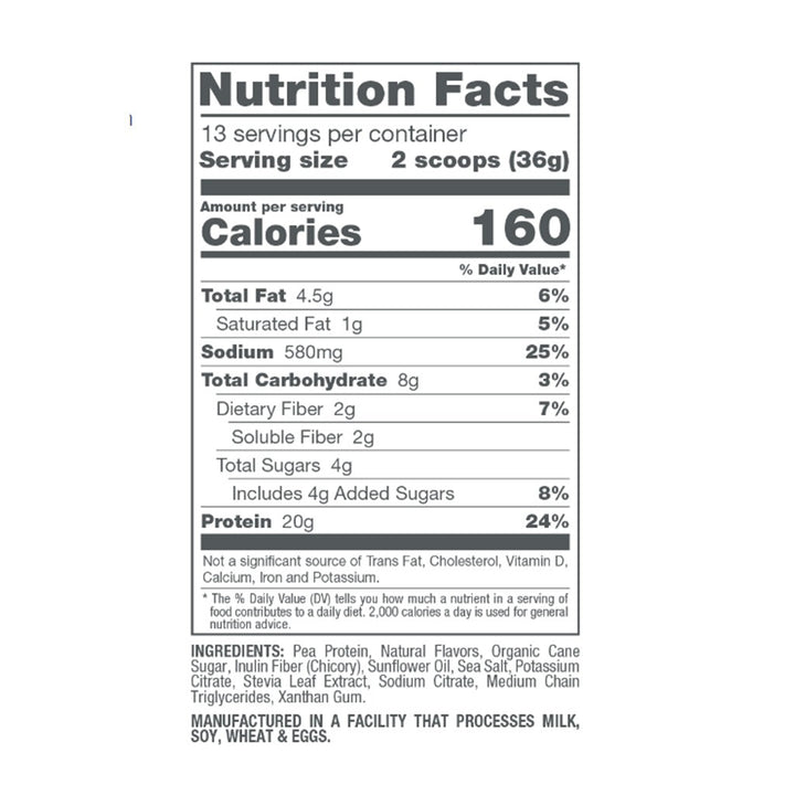 Naturade Plant-Based Nutritional Shake Powder, Vanilla Flavor, 13 Servings - 468g - Easy Pharmacy LLC