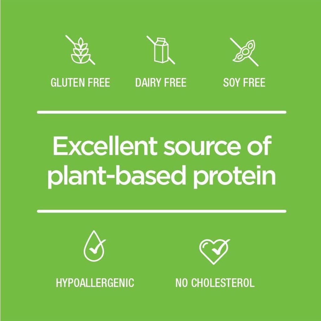 Naturade Pea Protein Vegan Shake Plant Based Protein Powder, Vanilla Flavor, 12 Servings - 444g - Easy Pharmacy LLC