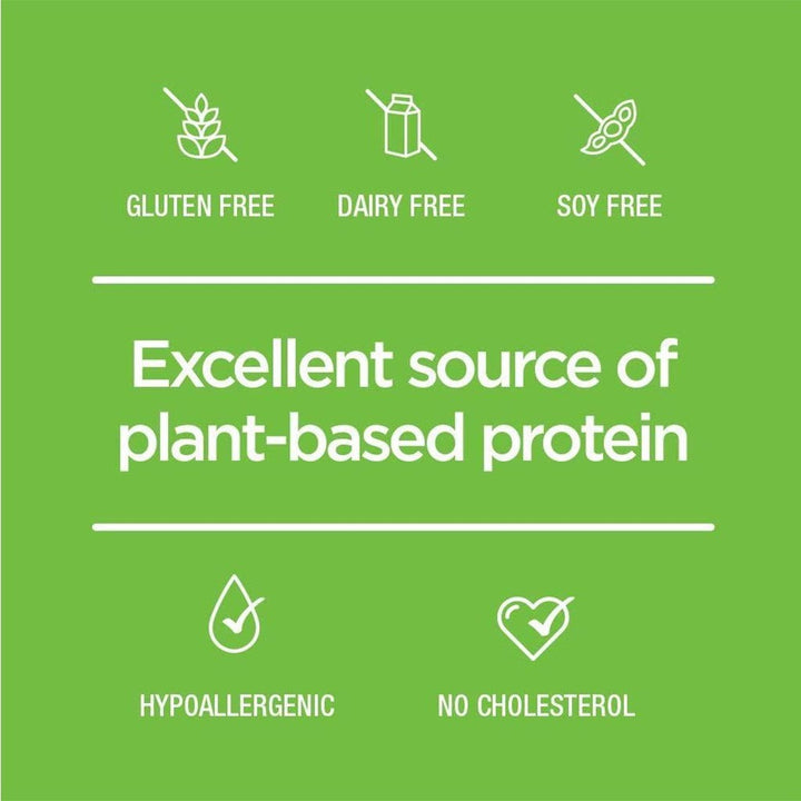 Naturade Pea Protein Vegan Shake Plant Based Protein Powder, Vanilla Flavor, 12 Servings - 444g - Easy Pharmacy LLC