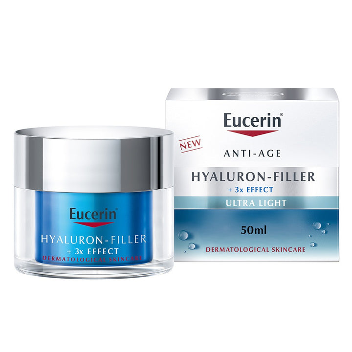 Eucerin Hyaluron-Filler 3x Effect Anti-Aging Moisture Booster Night For Fine Lines 50ml - Easy Pharmacy LLC