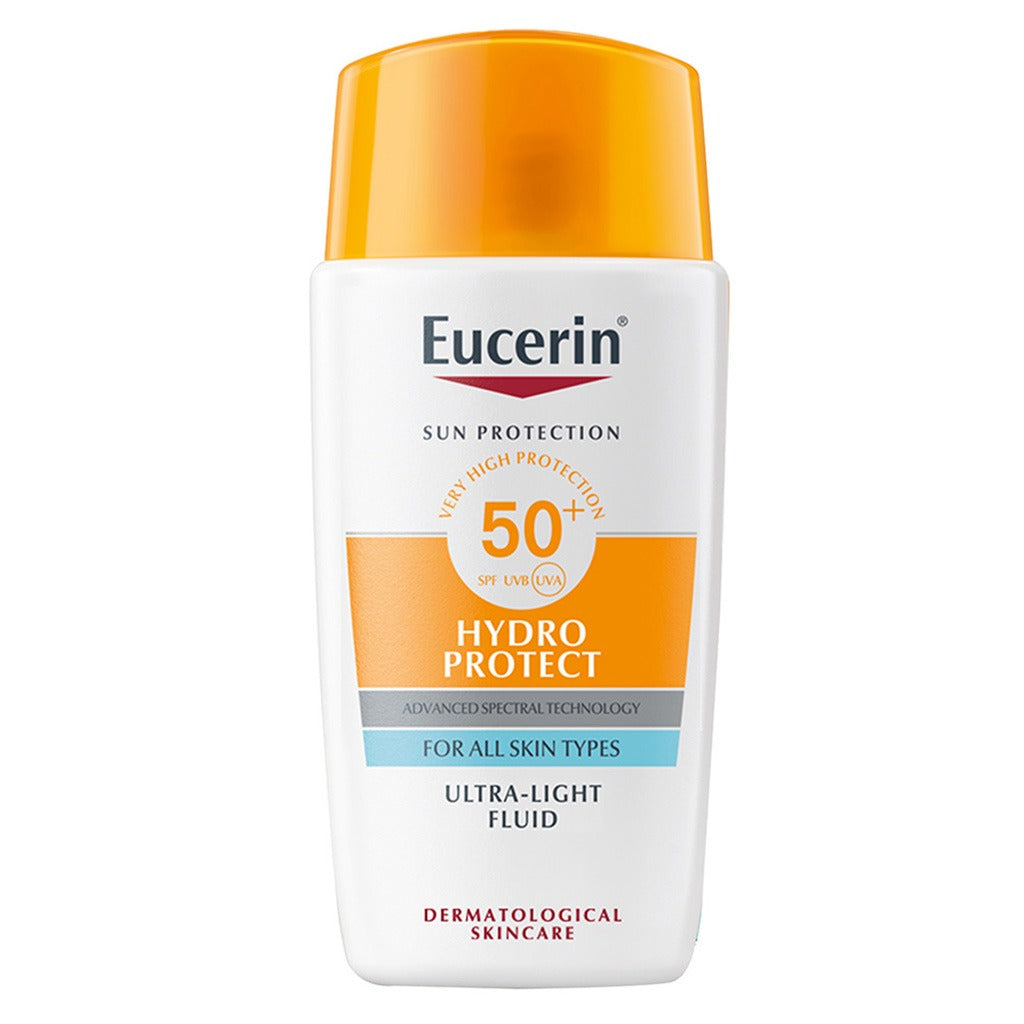 Eucerin Sun Face Hydro Protect SPF 50+ Ultra Light Fluid Sunscreen 50ml - Easy Pharmacy LLC