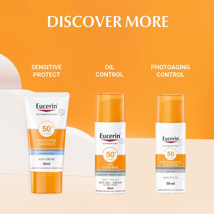 Eucerin Sun Face Hydro Protect SPF 50+ Ultra Light Fluid Sunscreen 50ml - Easy Pharmacy LLC
