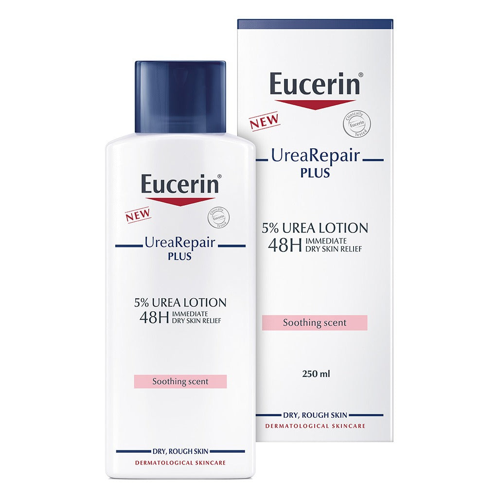 Eucerin Urea Repair Plus 5% Urea Lotion With Soothing Scent For 48Hour Dry & Rough Skin Relief 250ml - Easy Pharmacy LLC
