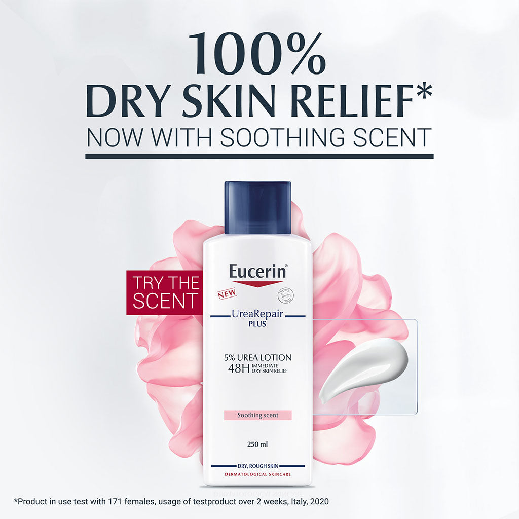 Eucerin Urea Repair Plus 5% Urea Lotion With Soothing Scent For 48Hour Dry & Rough Skin Relief 250ml - Easy Pharmacy LLC