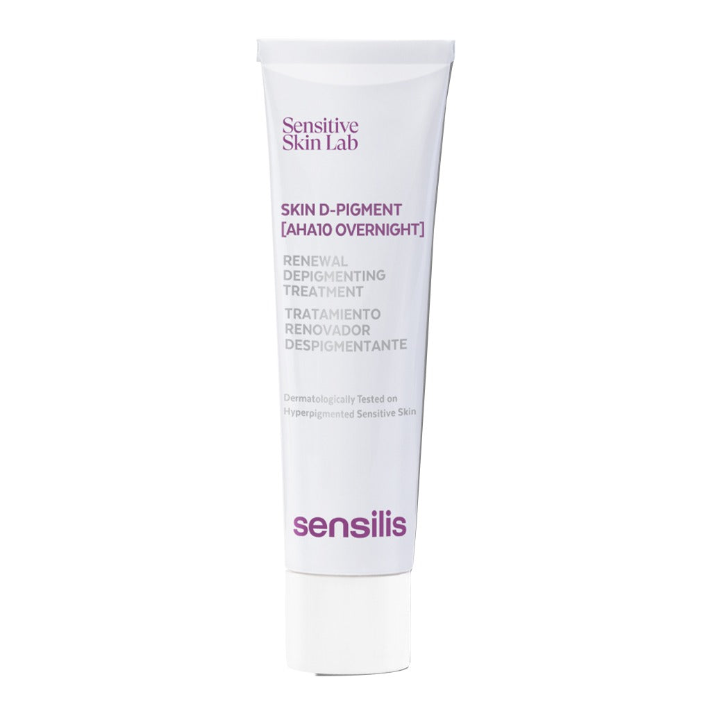 Sensitive Skin Lab Sensilis Skin D-Pigment AHA10 Overnight Renewal Depigmenting Treatment Cream 30ml - Easy Pharmacy LLC