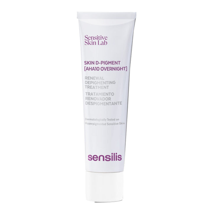 Sensitive Skin Lab Sensilis Skin D-Pigment AHA10 Overnight Renewal Depigmenting Treatment Cream 30ml - Easy Pharmacy LLC