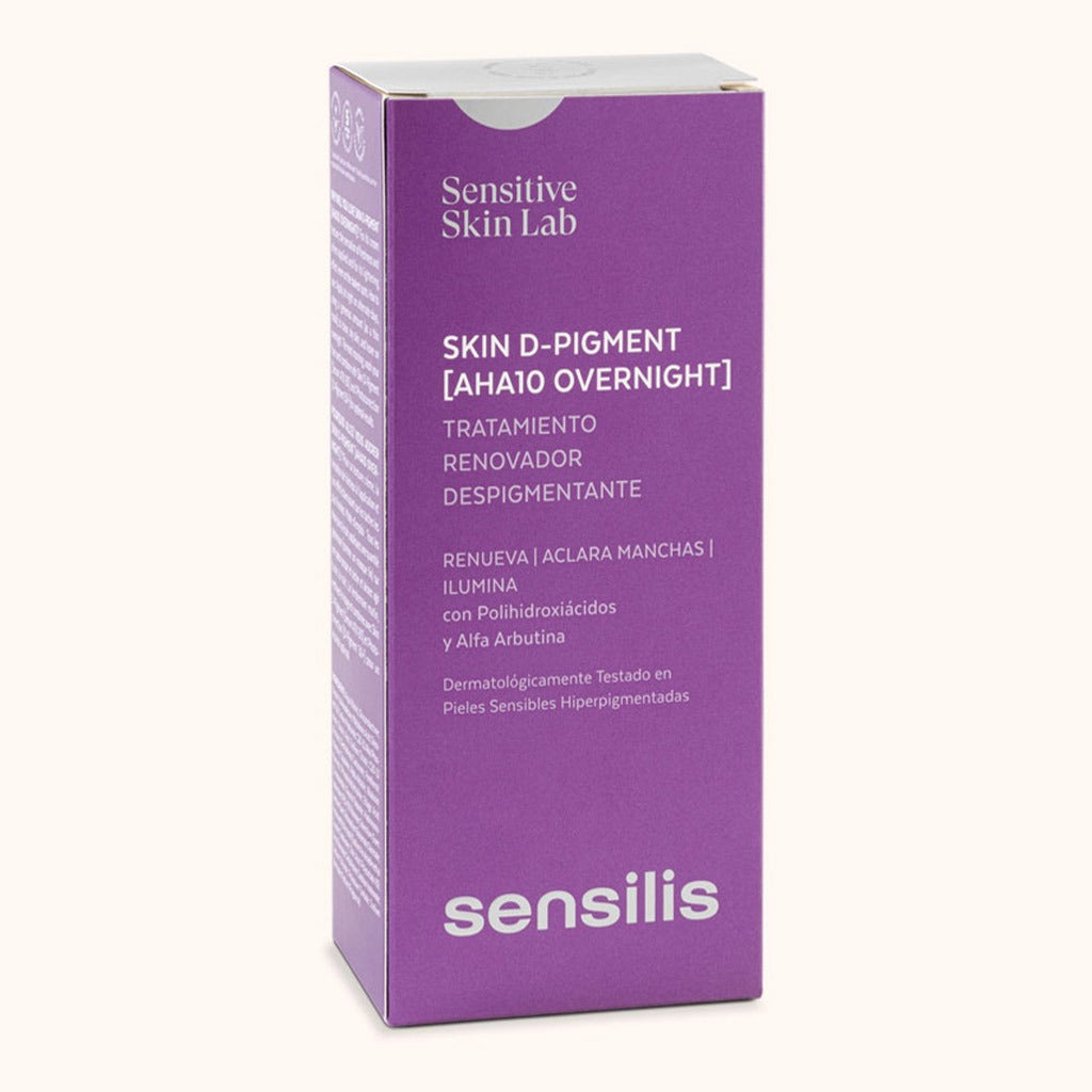Sensitive Skin Lab Sensilis Skin D-Pigment AHA10 Overnight Renewal Depigmenting Treatment Cream 30ml - Easy Pharmacy LLC