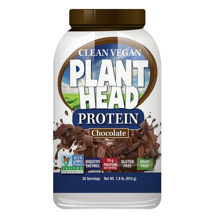 Nature's Answer Plant Head Plant based Clean Vegan Protein Powder 30 Servings, Chocolate 810g - Easy Pharmacy LLC