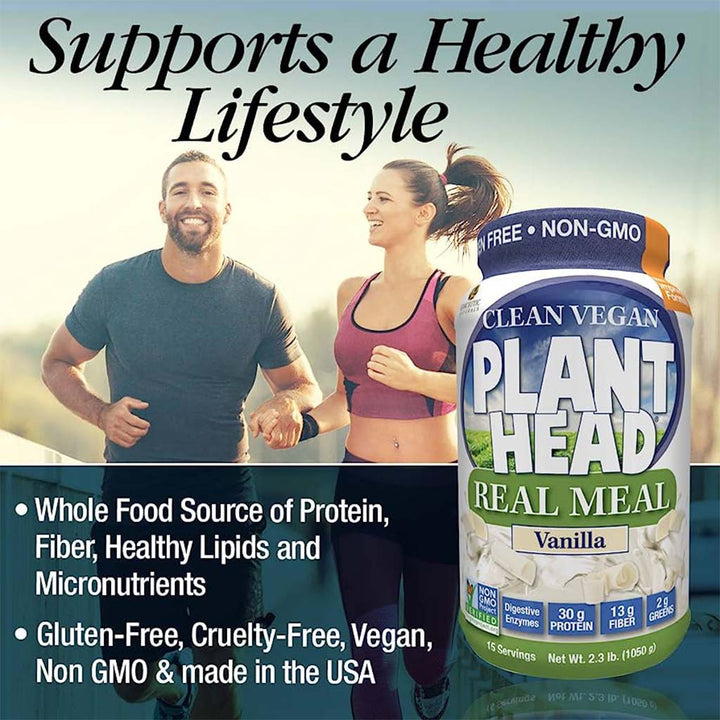 Nature's Answer Plant Head Plant based Clean Vegan Protein Powder 30 Servings, Vanilla 780g - Easy Pharmacy LLC