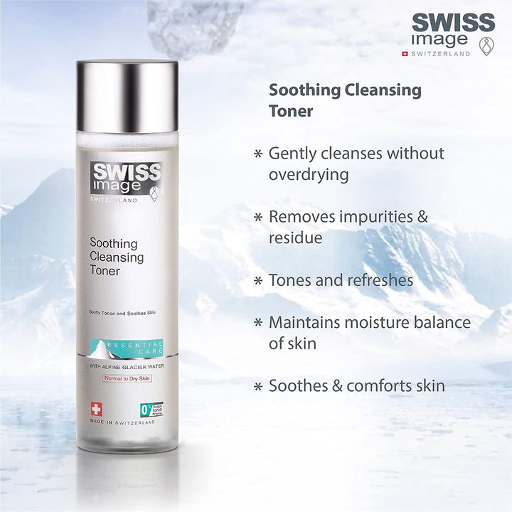 Swiss Image Essential Care Soothing Cleansing Toner For Normal To Dry Skin 200ml - Easy Pharmacy LLC