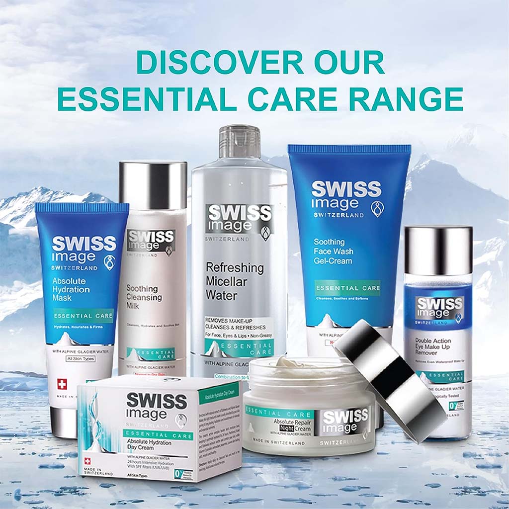 Swiss Image Essential Care Double Action Eye Make Up Remover For All Skin Types 150ml - Easy Pharmacy LLC