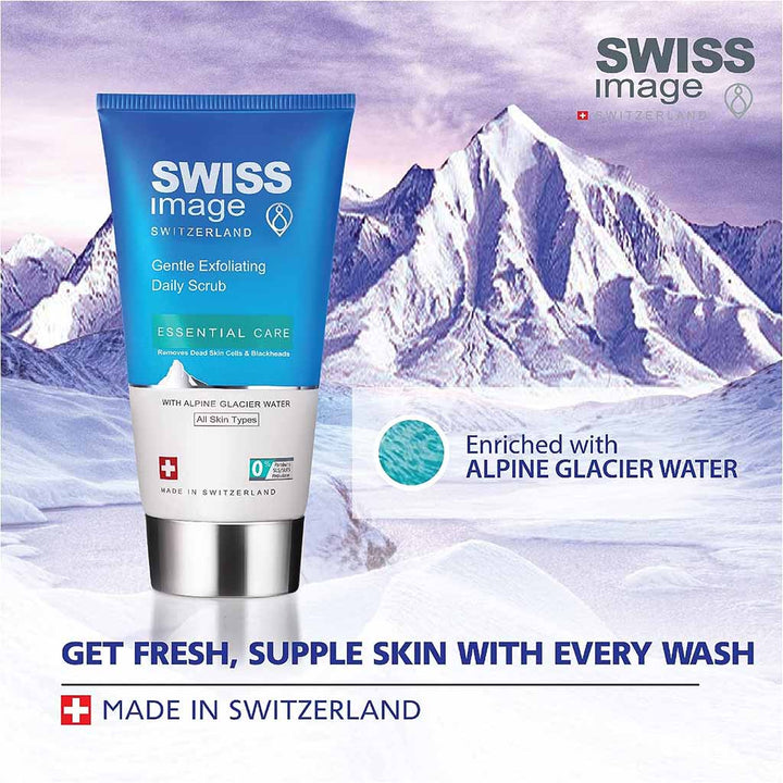 Swiss Image Essential Care Gentle Exfoliating Daily Scrub For All Skin Types 150ml - Easy Pharmacy LLC