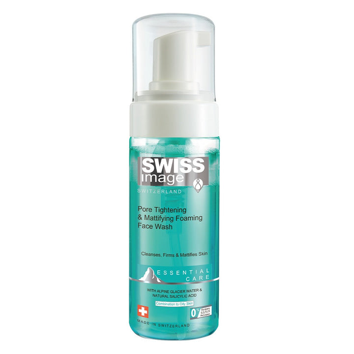 Swiss Image Essential Care Pore Tightening & Mattifying Foaming Face Wash For Combination To Oily Skin Types 150ml - Easy Pharmacy LLC