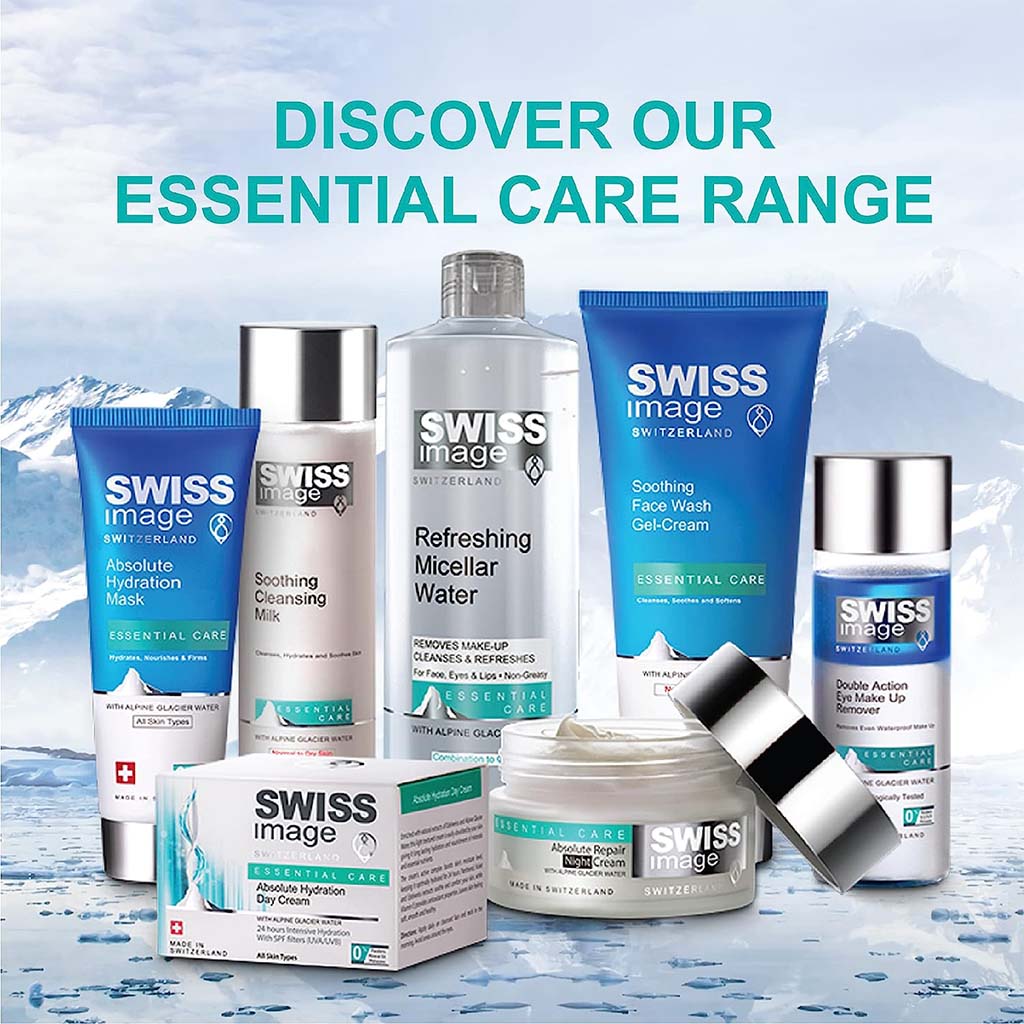 Swiss Image Essential Care Soothing Micellar Water For Normal To Dry Skin Types 400ml - Easy Pharmacy LLC