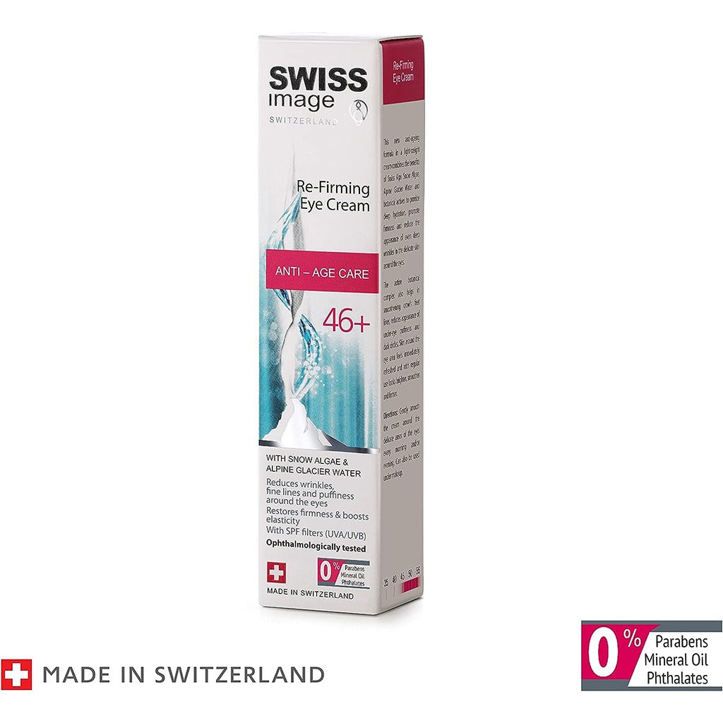 Swiss Image Anti-Age Care 46+ Re-Firming  Eye Cream For All Skin Types 15ml - Easy Pharmacy LLC