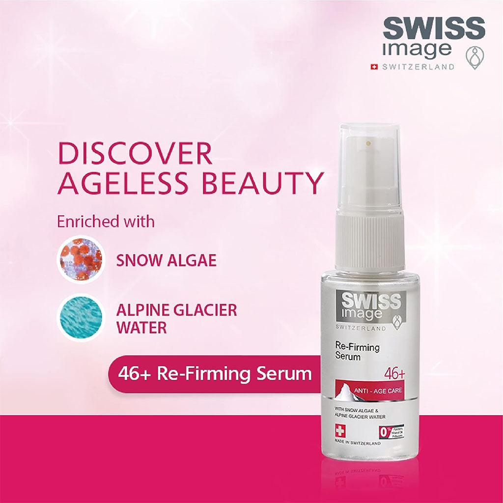 Swiss Image Anti-Age Care 46+ Re-Firming Serum For All Skin Types 30ml - Easy Pharmacy LLC
