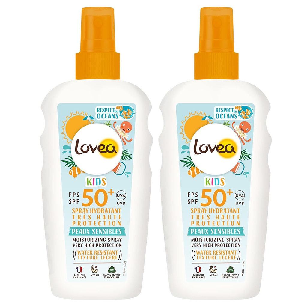 Lovea Kids Very High Protection Moisturizing Spray With SPF50+ 150ml, Promo Pack of 2's - Easy Pharmacy LLC