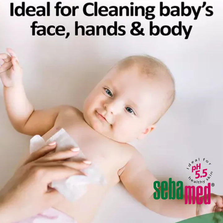 Sebamed Baby Cleansing Wipes With Aloe Vera, Pack of 72's - Easy Pharmacy LLC