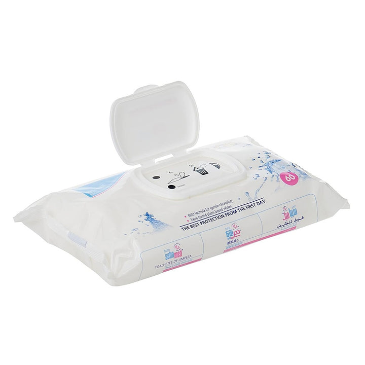 Sebamed Baby Cleansing Wipes With 99% Water For Delicate Skin, Pack of 60's - Easy Pharmacy LLC