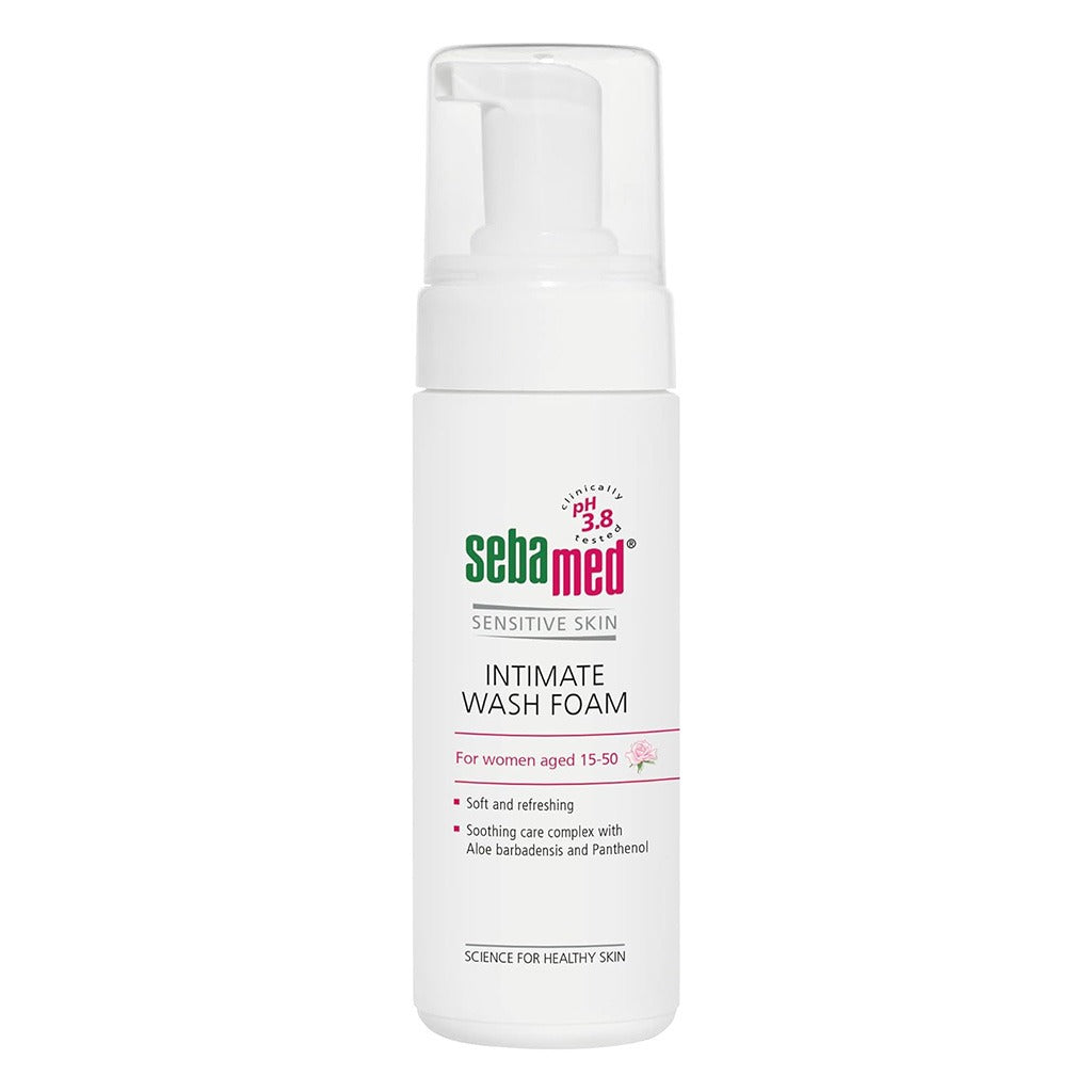 Sebamed Sensitive skin Intimate Wash Foam, Soft & Refreshing 150ml - Easy Pharmacy LLC