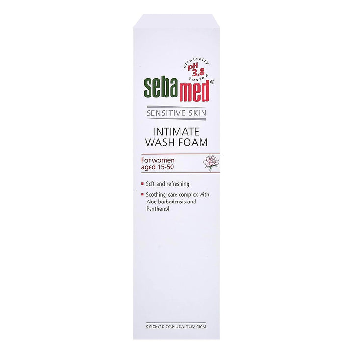 Sebamed Sensitive skin Intimate Wash Foam, Soft & Refreshing 150ml - Easy Pharmacy LLC