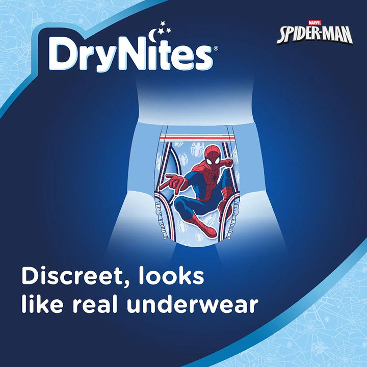 Huggies DryNites Pyjama Pants, 3-5 Years, 16-23Kg, Bed Wetting Diapers For Boys, Jumbo Pack of 16's - Easy Pharmacy LLC