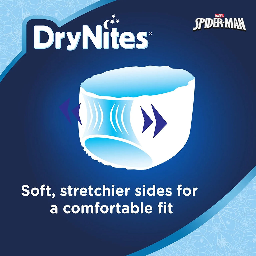 Huggies DryNites Pyjama Pants, 3-5 Years, 16-23Kg, Bed Wetting Diapers For Boys, Jumbo Pack of 16's - Easy Pharmacy LLC