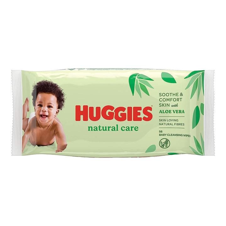 Huggies Natural Cleansing Baby Wet Wipes With Aloe Vera, Promo Pack of 224's - Easy Pharmacy LLC
