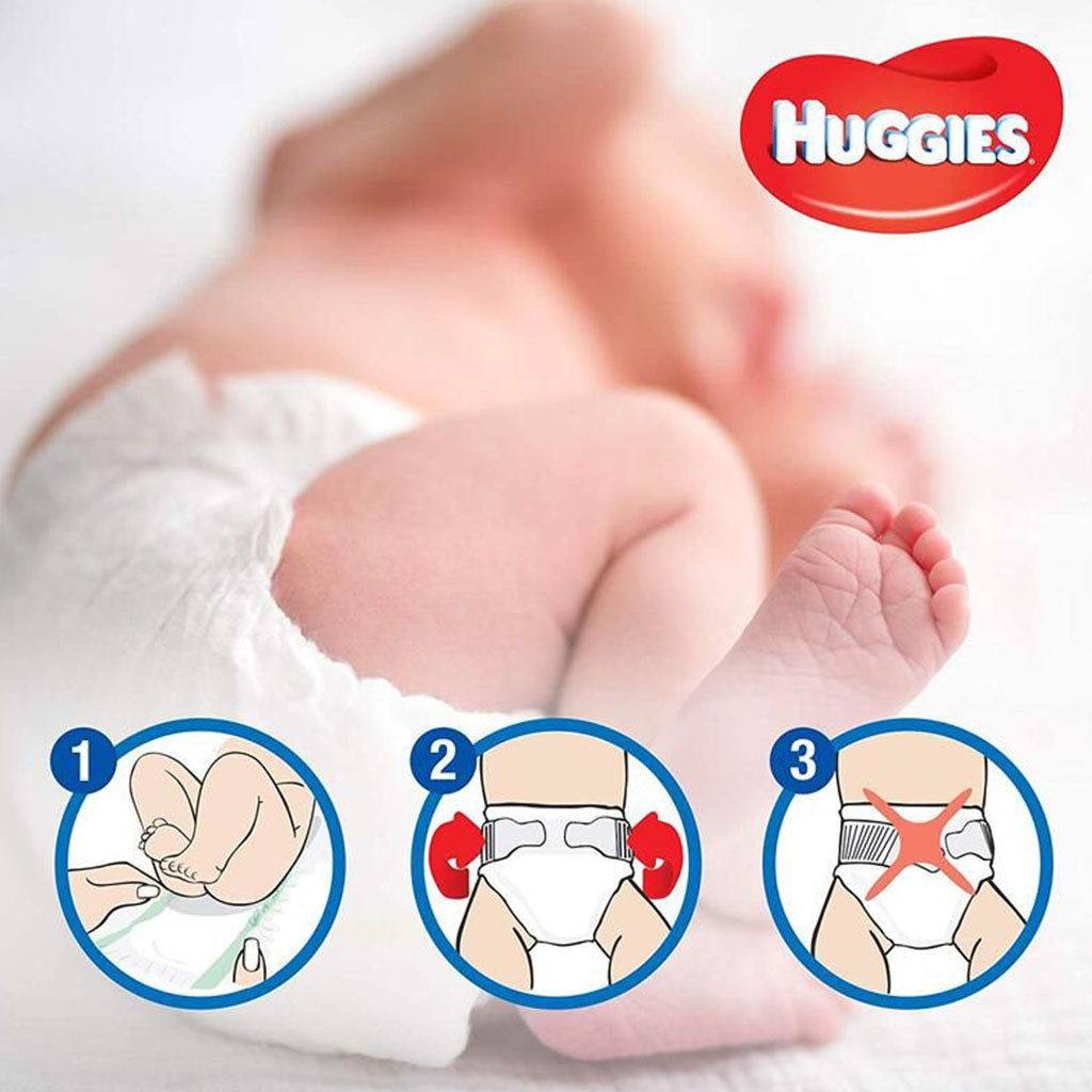 Huggies Extra Care Baby Diapers, Size 4+, 10-16Kg, Pack of 64's - Special Price - Easy Pharmacy LLC