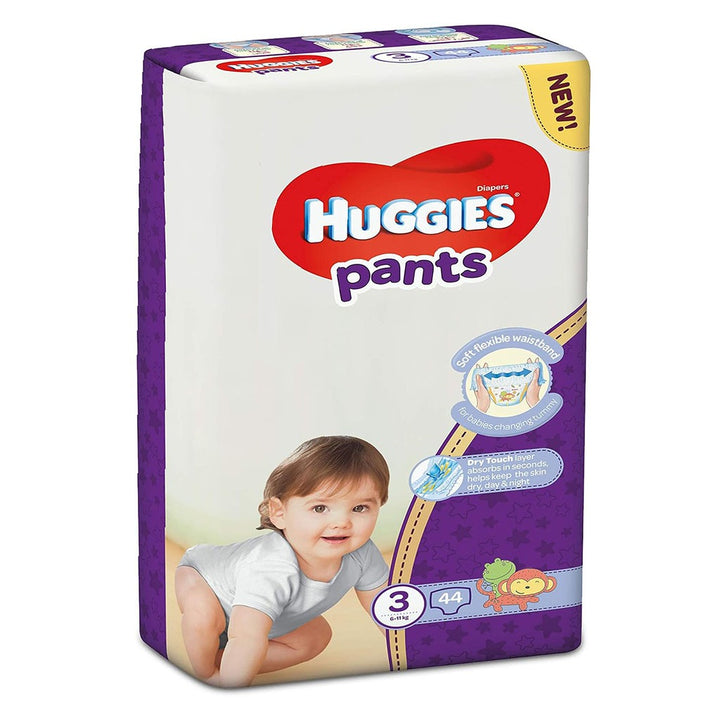 Huggies Baby Diaper Pants, Size 3, 6-11Kg, Pack of 44's - Special Price - Easy Pharmacy LLC