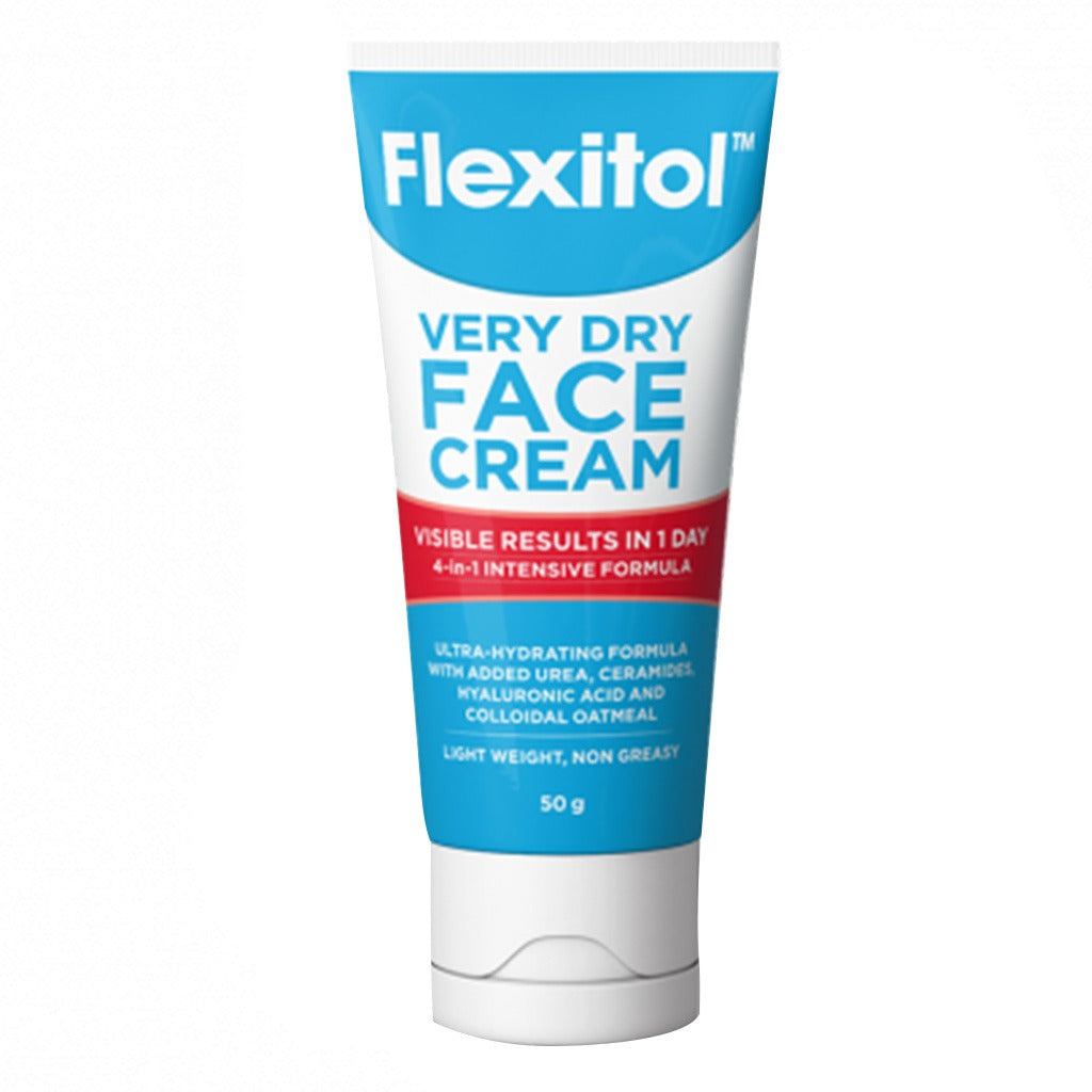 Flexitol Very Dry Skin Face Cream For Severely Dry, Cracked & Itchy Skin 50g - Easy Pharmacy LLC