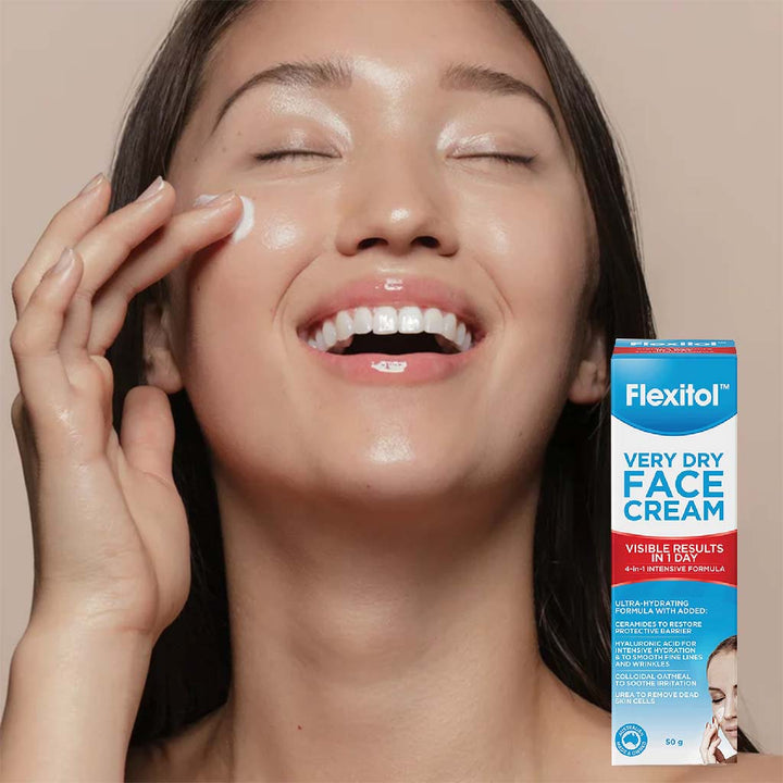 Flexitol Very Dry Skin Face Cream For Severely Dry, Cracked & Itchy Skin 50g - Easy Pharmacy LLC