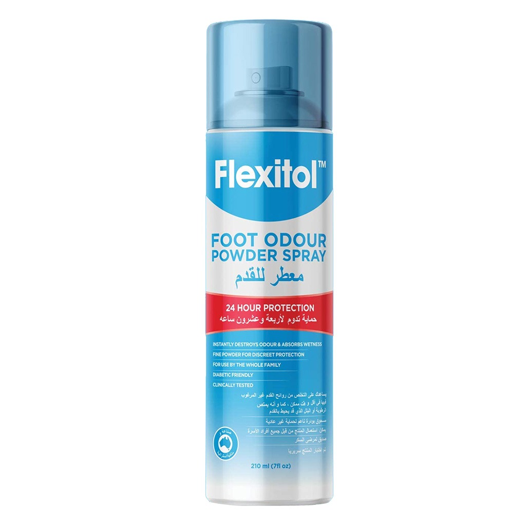 Flexitol Foot Odour Control Powder Spray 210ml - Easy Pharmacy LLC