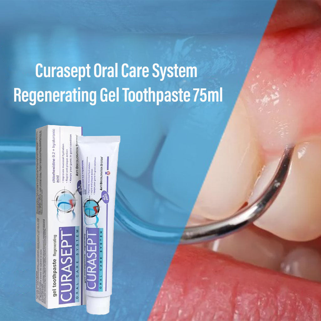 Curasept Oral Care System Regenerating Gel Toothpaste 75ml - Easy Pharmacy LLC