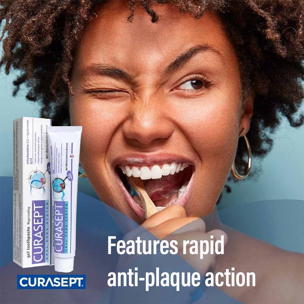 Curasept Oral Care System Regenerating Gel Toothpaste 75ml - Easy Pharmacy LLC