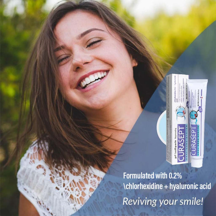 Curasept Oral Care System Regenerating Gel Toothpaste 75ml - Easy Pharmacy LLC