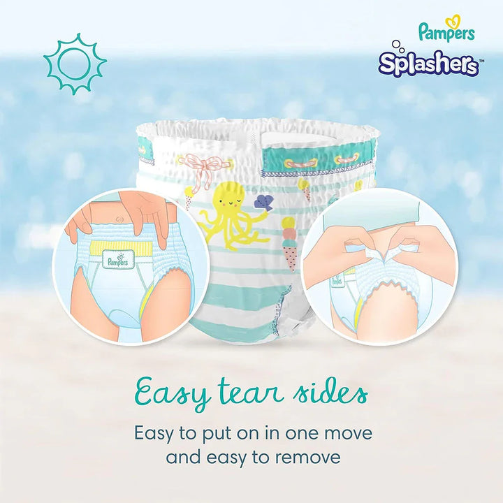Pampers Splashers Baby Swim Pants, Size 5-6, 14+Kg, Saving Pack of 80's - Easy Pharmacy LLC