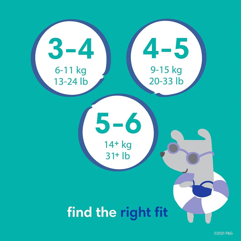 Pampers Splashers Baby Swim Pants, Size 5-6, 14+Kg, Saving Pack of 80's - Easy Pharmacy LLC