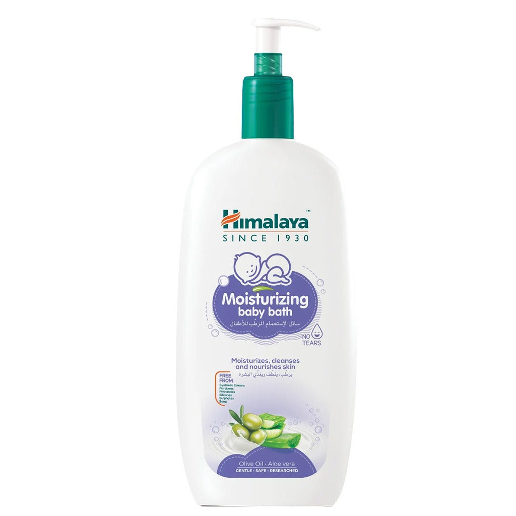 Himalaya Moisturizing No-Tears Gentle Baby Bath With Olive Oil & Aloe Vera 800ml - Easy Pharmacy LLC